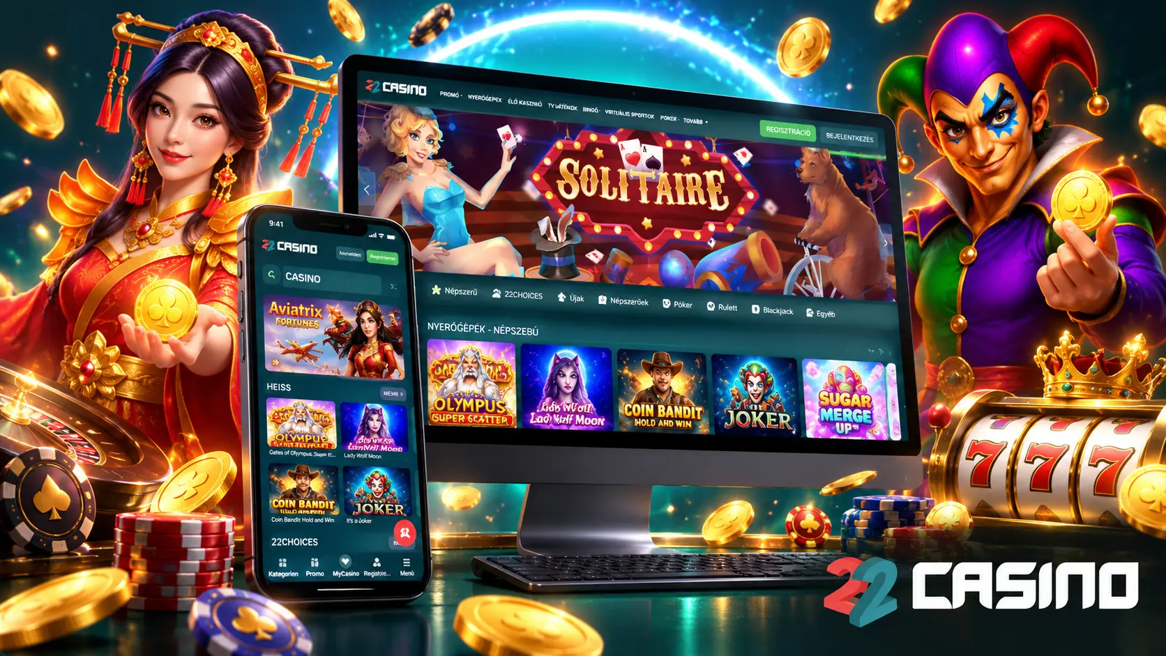 Hogyan kezdj játszani a 22Casino nyerőgépeken